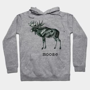 Funny Moose Shirt Hoodie